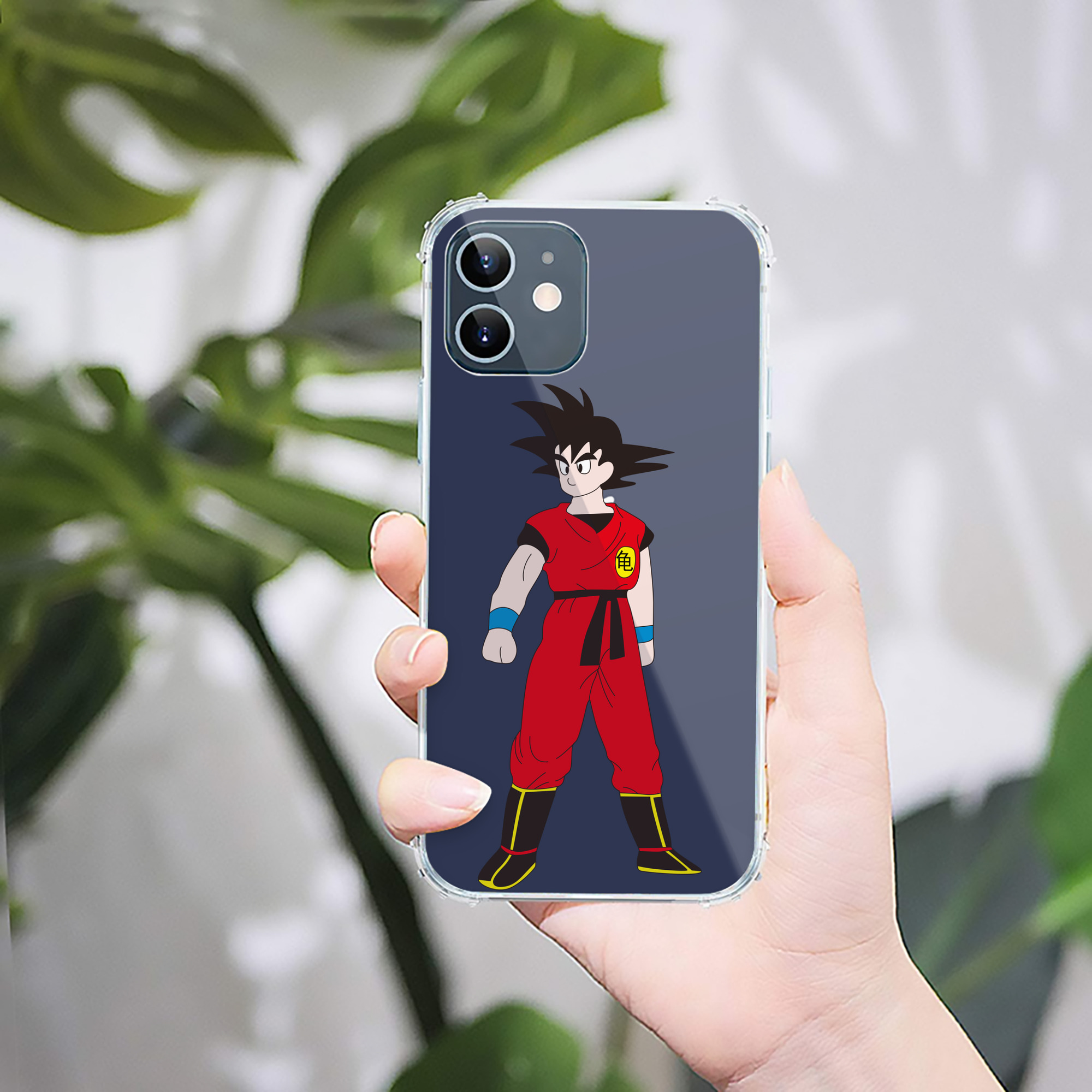 （画像用） ドラゴンボール 孫悟空（そん ごくう）Son Goku カカロット DRAGON BALL Kakarotto 【iPhone 12シリーズ対応】透明スマホケース（クリアソフトケース）